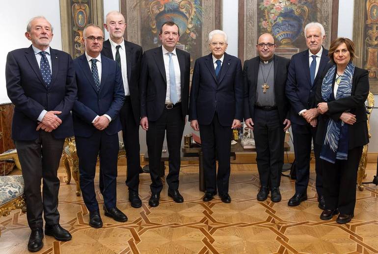 Delegazione del Don Calabria dal presidente Mattarella